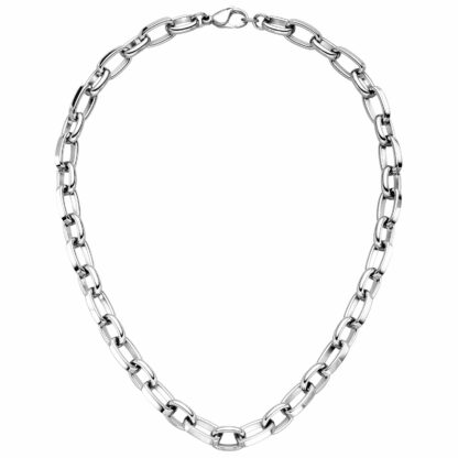 Collier/Gliederkette Edelstahl ca. 48 cm