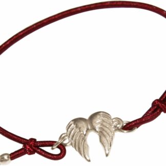 Armband rot mit “Flügeln” 925 Silber