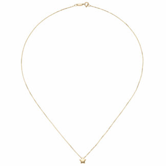 Collier "Stern" 375 Gelbgold