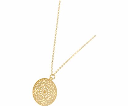 Collier "Sonnenblume" 925 Silber/vergoldet