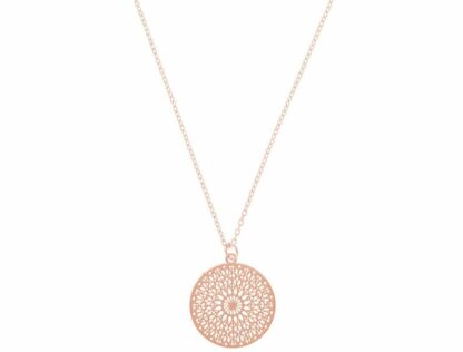 Collier "Sonnenblume" 925 Silber/rosévergoldet