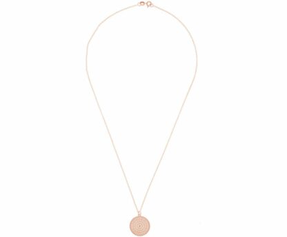 Collier "Sonnenblume" 925 Silber/rosévergoldet