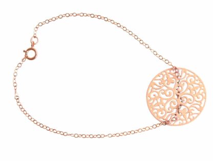 Armband "Mandala Magie" 925 Silber/rosévergoldet