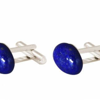 Manschettenknöpfe 925 Silber mit Lapis Lazuli ca. 19 mm x 12 mm