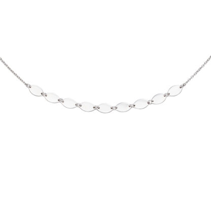 Collier mit Plättchen 925 Silber