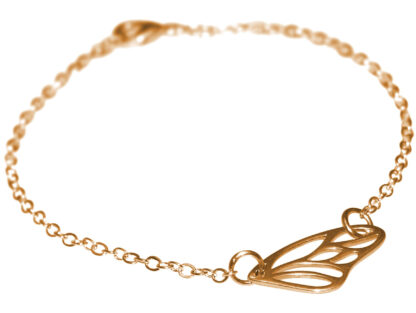 Armband 925 Sterling Silber/vergoldet mit “Flügel”