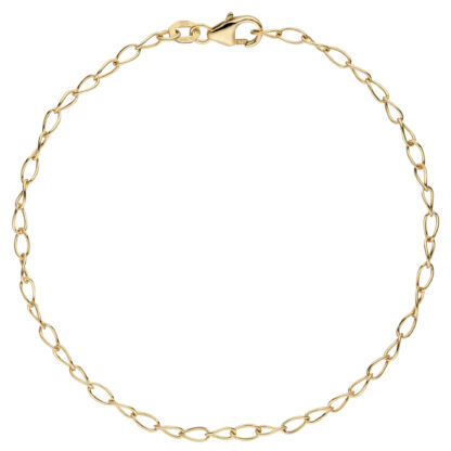 Weit-Anker-Armband 375 Gelbgold ca. 19 cm