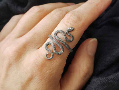 Ring "Schlange" 925 Silber One Size
