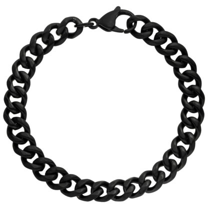 Armband Edelstahl/PVD schwarz ca. 21,5 cm