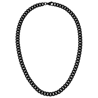 Halskette Edelstahl/PVD schwarz ca. 55 cm