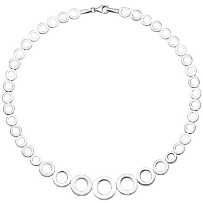 Collier 925 Silber Ring-Motiv