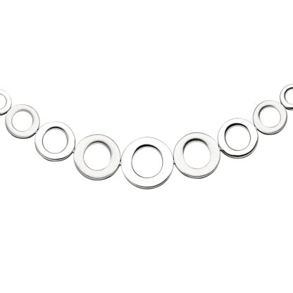 Collier 925 Silber Ring-Motiv