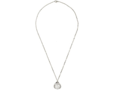 Collier 925 Silber mit Bergkristall-Tropfen