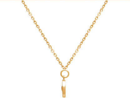 Collier "Herz" 925 Silber/vergoldet oval