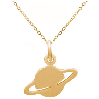 Collier "Saturn" 925 Silber/vergoldet