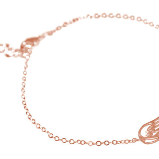 Armband "Flügel" 925 Silber/rosévergoldet