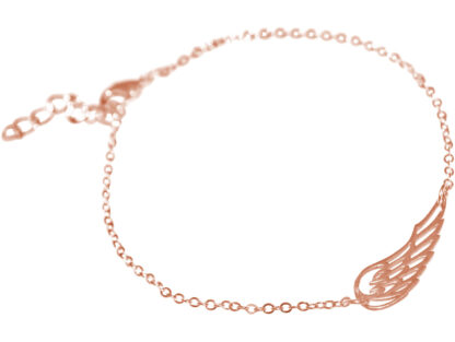 Armband "Flügel" 925 Silber/rosévergoldet