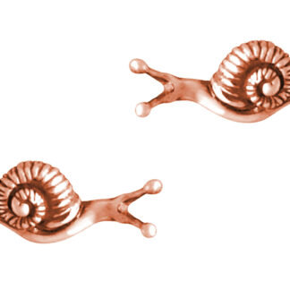 Ohrstecker "Schnecke" 925 Silber/rosévergoldet