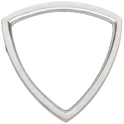 Ring "Dreieck" 950 Platin mit Brillant