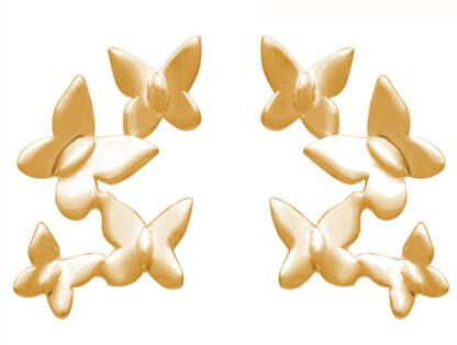 Ohrstecker “Schmetterlinge” 925 Silber/vergoldet