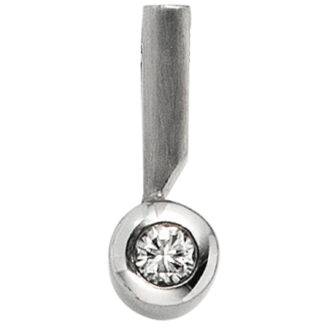 Anhänger 950 Platin mit Brillant 0,16 ct.