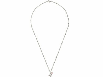 Collier “Kirschen” 925 Silber mit Rosenquarz