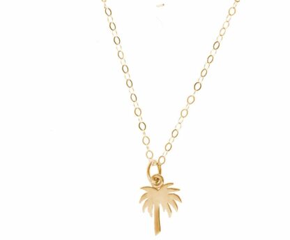 Collier “Palme” 925 Silber/vergoldet