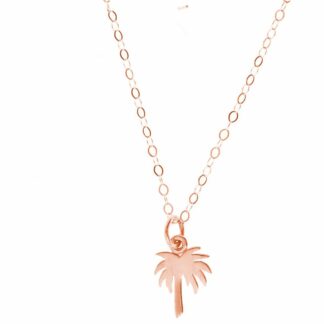 Collier "Palme" 925 Silber/rosévergoldet