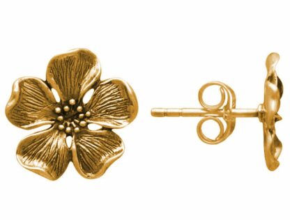 Ohrstecker "Kirschblüte" 925 Silber/vergoldet