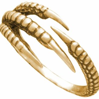 Ring “Drachenklaue” 925 Silber/vergoldet one size
