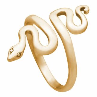 Ring "Schlange" 925 Silber/vergoldet
