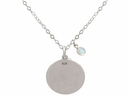 Collier "Komet" 925 Silber mit Chalcedon