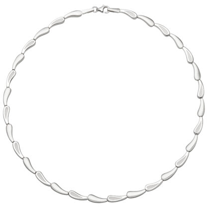 Collier "Blütenblätter" 925 Silber 45 cm