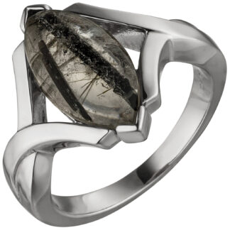 Damen Ring 925 Silber mit Turmalinquarz