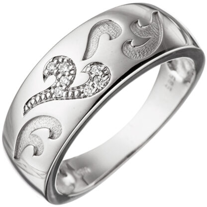 Damen Ring "Melody" 585 Weißgold 7 Brillanten 0,04ct.