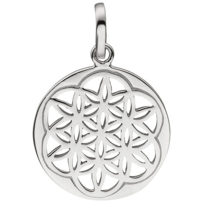Anhänger "Mandala" 925 Silber rund