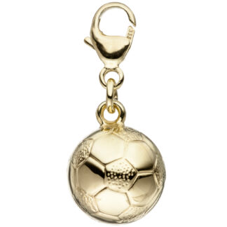 Einhänger/Charm Fußball 333 Gelbgold