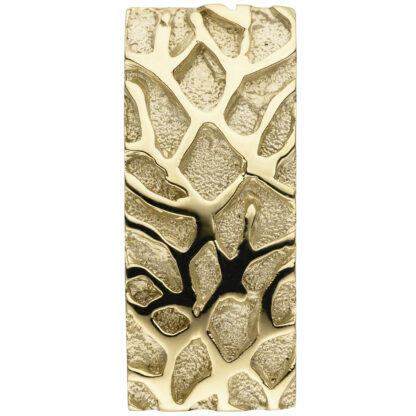 Anhänger "organic" 585 Gelbgold eckig matt