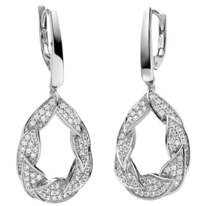 Boutons 585 Weißgold 130 Brillanten 0,42ct.
