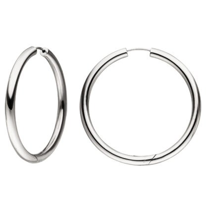 Creolen 925 Silber groß 48 mm