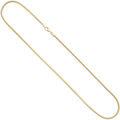 Schlangenkette aus 333 Gelbgold 2,4 mm 45 cm