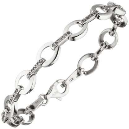 Armband 925 Silber 70 Zirkonia 19 cm