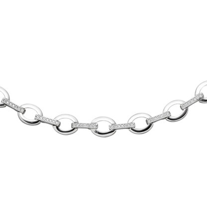 Collier 925 Silber 196 Zirkonia 45 cm